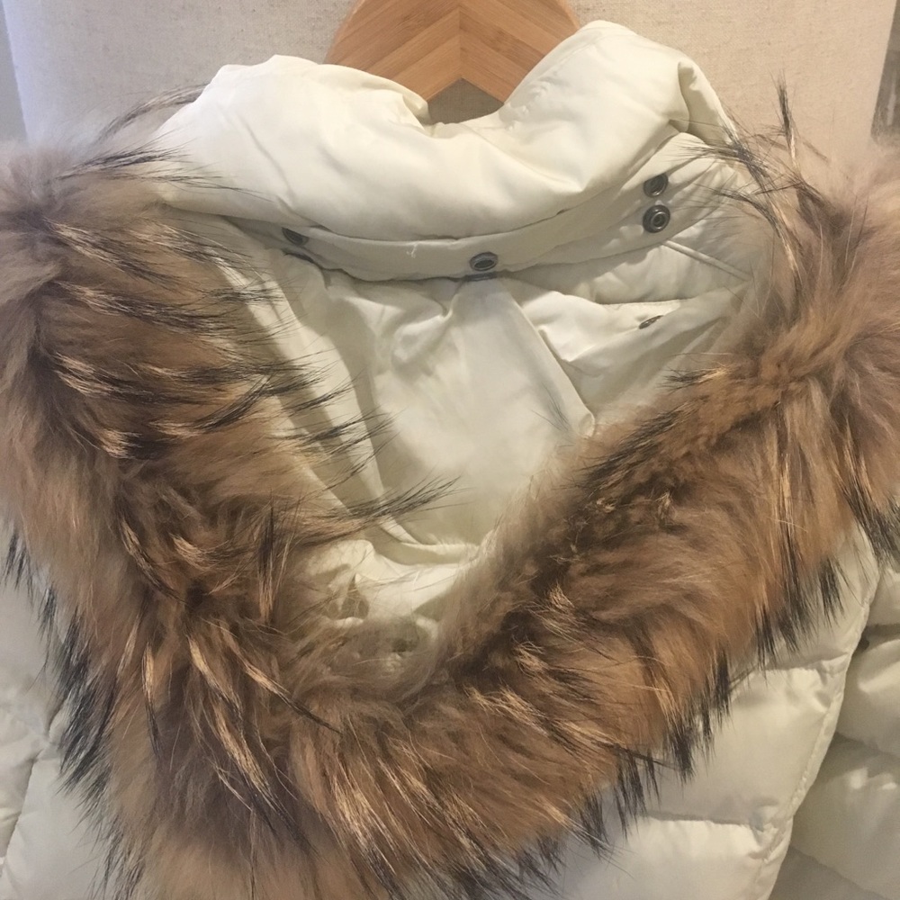 MaxMara Winter Coat with real fur hood